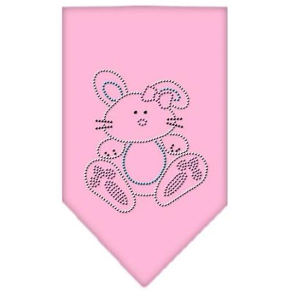 Unconditional Love Bunny Rhinestone Bandana Light Pink Large UN849363